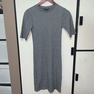 TOP SHOP ribbed dress